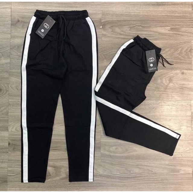 Quần legging sọc trắng hót nhất năm. Có bigsize 70kg vừa