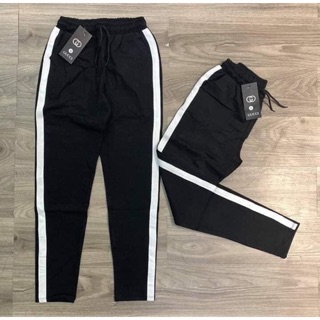 Quần legging sọc trắng hót nhất năm. Có bigsize 70kg vừa