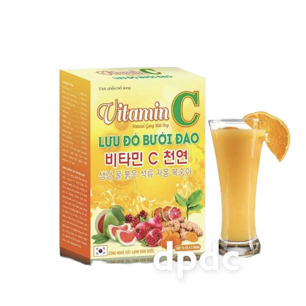 Vitamin C Lựu Đỏ, Bưởi Đào - Bổ Sung Vitamin C, Giúp THanh Nhiệt Giải Độc, Mát Gan,Tăng Sức Đề Kháng Và Bền Thành Mạch