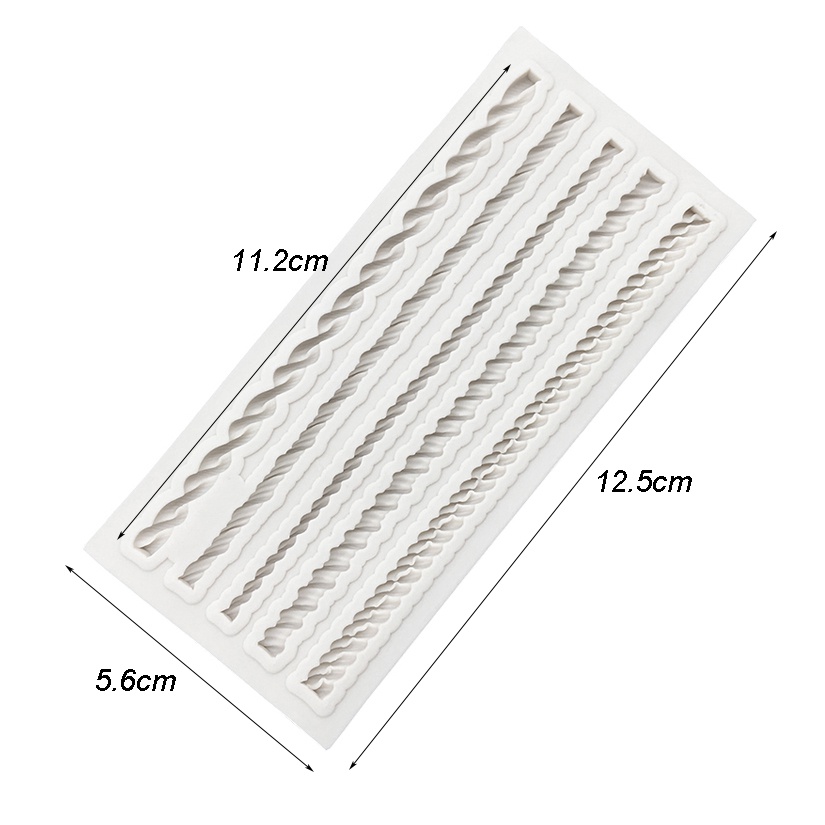 Khuôn Silicone Làm Bánh Hình Dây Thừng Độc Đáo Tiện Dụng