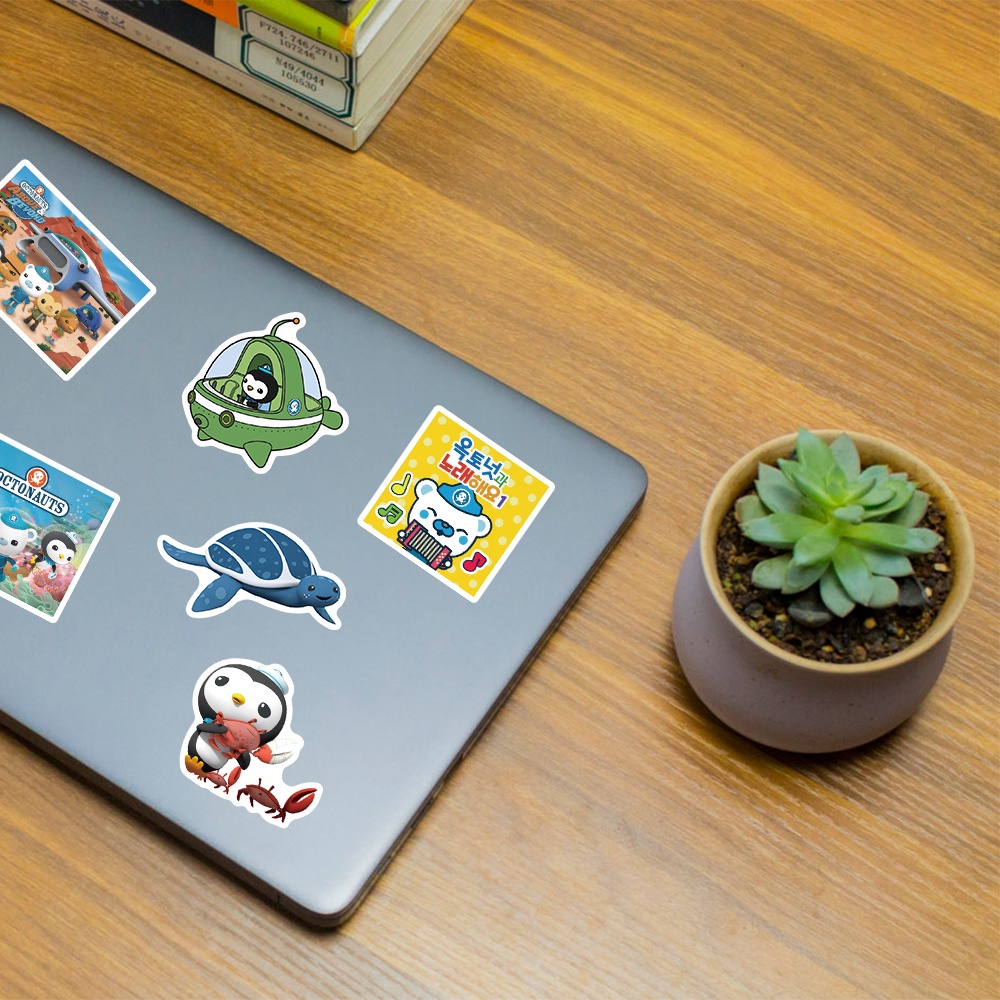 Bộ 50 Miếng Dán Hoạt Hình Chống Thấm Nước Trang Trí laptop