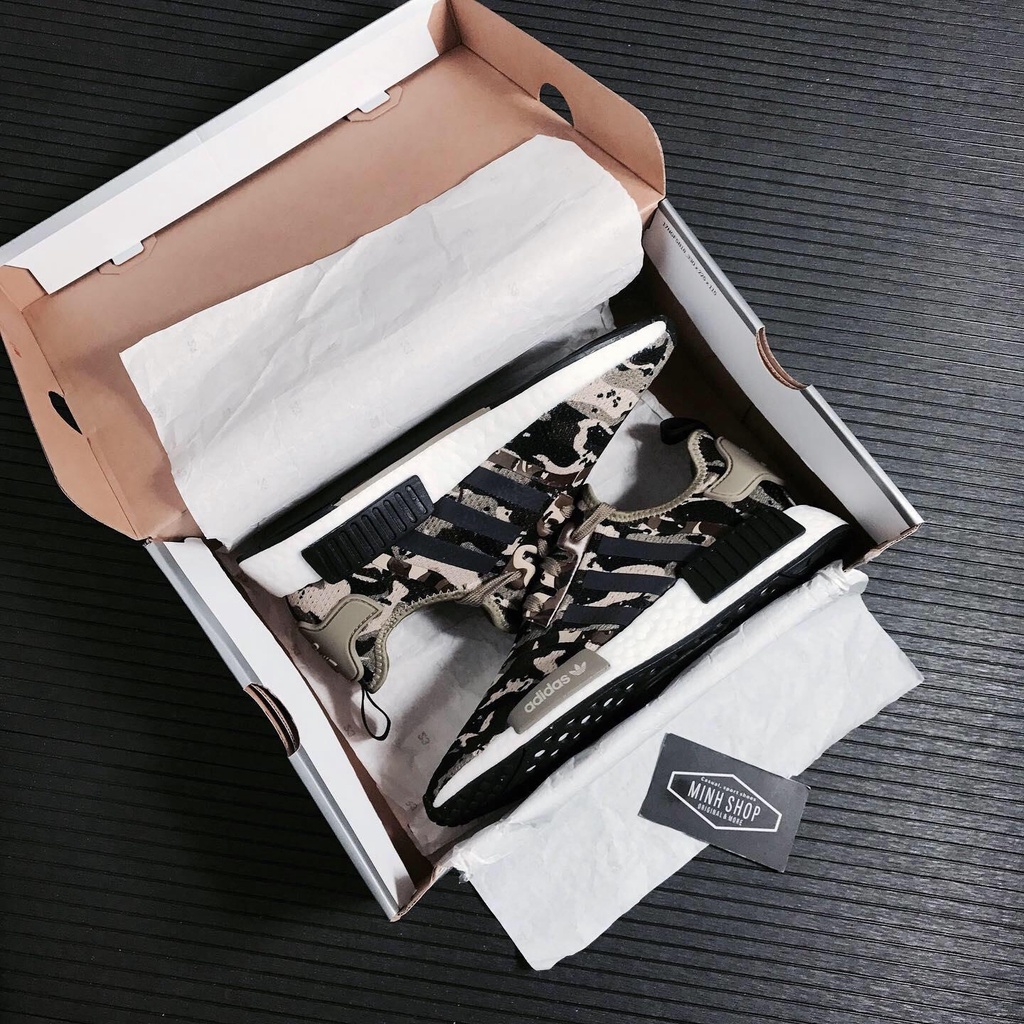 OFF 50% ~Giày Adidas NMD R1 Savanna Camo -8831