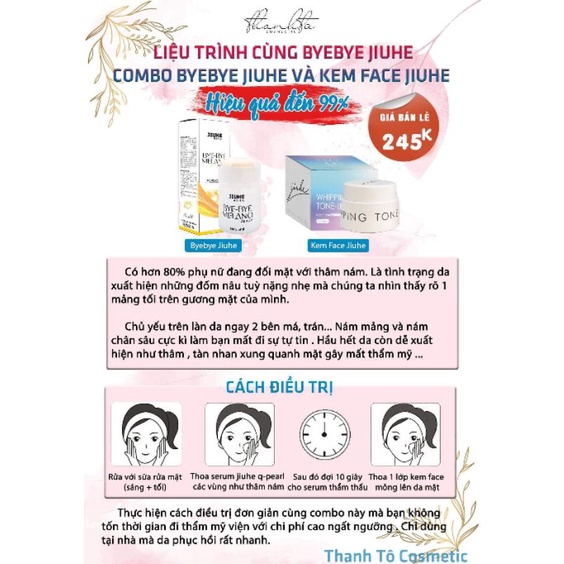 Kem Face Jiuhe Thanh Tô Chính Hãng