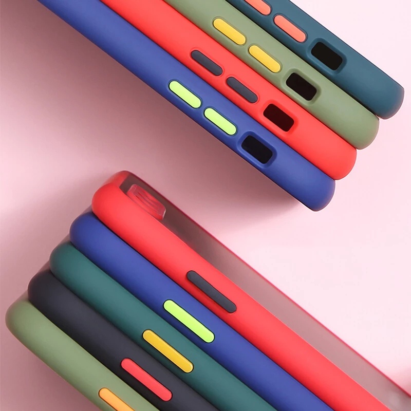 Ốp điện thoại bề mặt nhám chống sốc bảo vệ camera cho XIAOMI REDMI NOTE 9 9T 8 7 PRO 10A 9A 9C 8A 5G