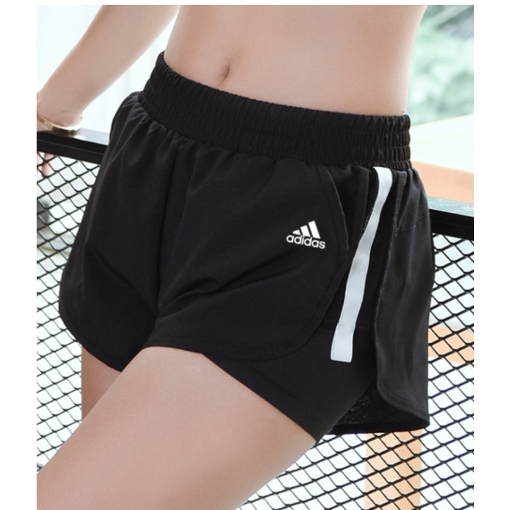 Adidas Quần Short Thể Thao Dáng Rộng Nhanh Khô Thoáng Khí Cho Nữ