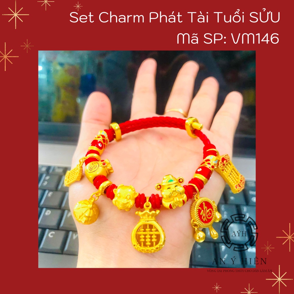 SET Charm Phát tài tuổi sửu VM146