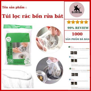 Túi Lọc Rác Bồn Rửa Bát (Túi 100 Chiếc) - Cam kết như hình