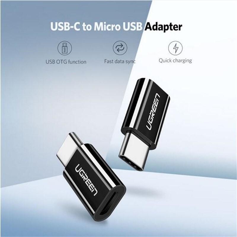 Đầu chuyển đổi cổng Mini Micro USB sang type C cho Samsung Huawei Sony Xiaomi chất lượng cao