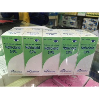 Nước muối sinh lý Dược khoa (Đại học Dược) lốc/10 lọ x 10ml
