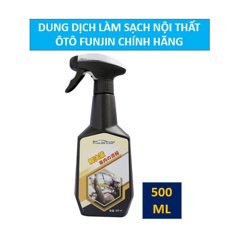 [Mã INCU50 giảm 50K đơn 250K] Dung dịch làm sạch nội thất ôtô FUNJIN Chính Hãng đậm đặc 5 Lít