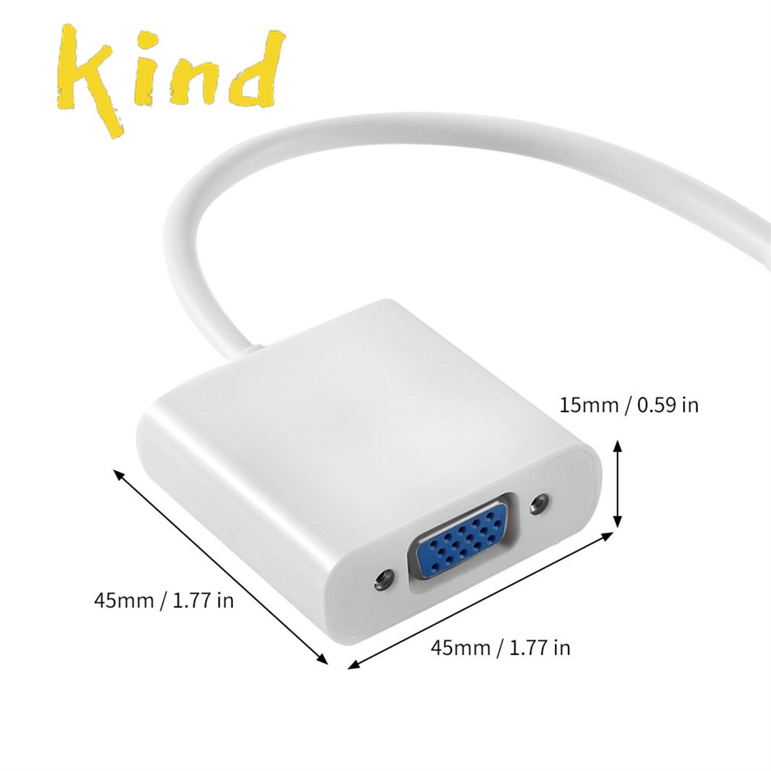 Dây Cáp Chuyển Đổi Mini Display Port Sang Vga Cho Apple Macbook Pc M-Vga