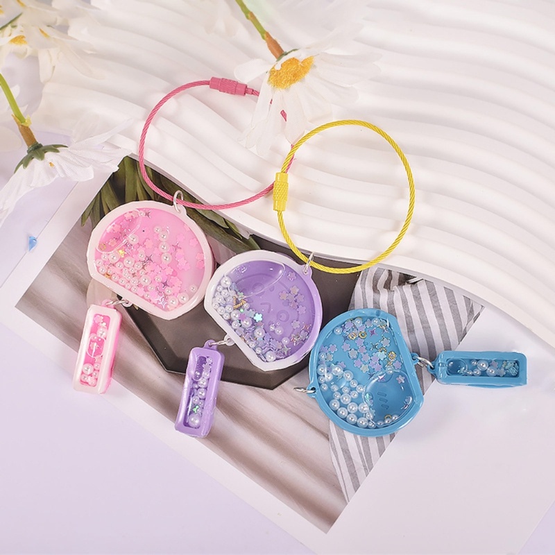 Khuôn Silicone Làm Móc Khóa / Mặt Dây Chuyền Hình Chuông Gió / Gấu Bằng Resin Epoxy DIY