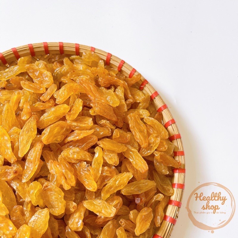Nho Khô Vàng/Đen Chile Không Hạt -Trái to mềm dẻo 500gr