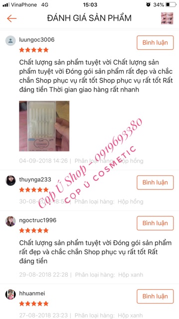 [Mua 1 tặng 1] Miếng dán kích mí 2 mặt Keli 120 cặp (240 chiếc) ❤️💋