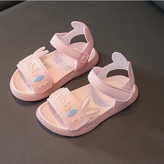 Dép Sandal bé gái Thỏ Rabbit sz 21/30 siêu mềm - DBG104.22