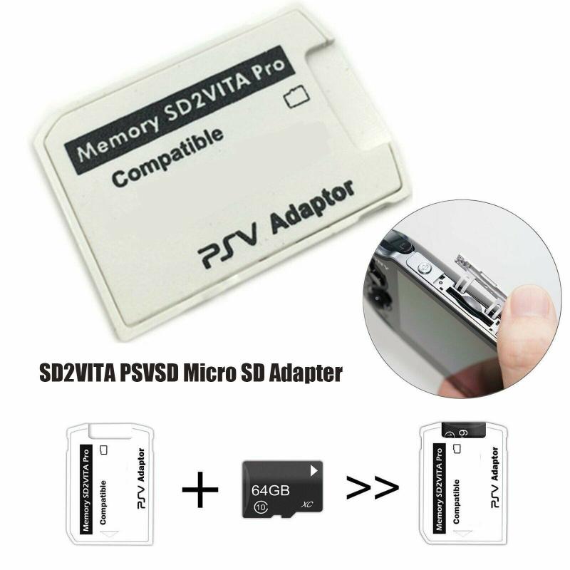 Bộ Chuyển Đổi V5.0 Sd2Vita Psvsd Pro Cho Thẻ Nhớ Ps Vita Henkaku 3.60 Micro Sd