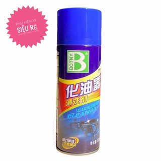 Chai xịt vệ sinh BÌNH XĂNG CON xe máy BOTNY - Chai vệ sinh máy móc phục vụ sửa chữa xe máy, ô tô