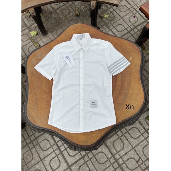 Sơ Mi Trắng Hoạ Tiết