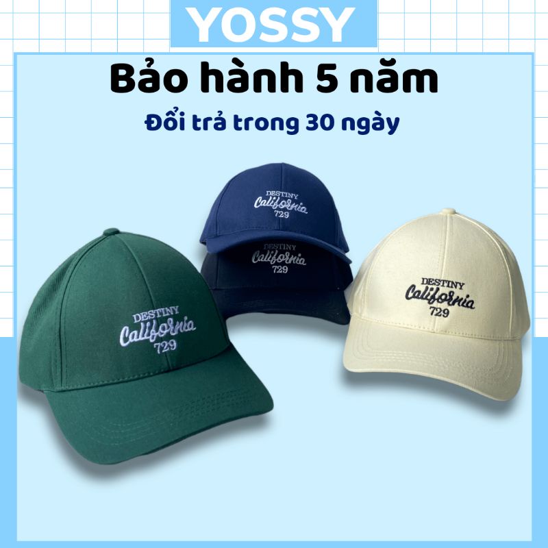 Mũ lưỡi trai nam nữ thêu chữ LA, BROOKLYN chất kaki phong cách Hàn Quốc ❤ Nón kết unisex cao cấp - YOSSY