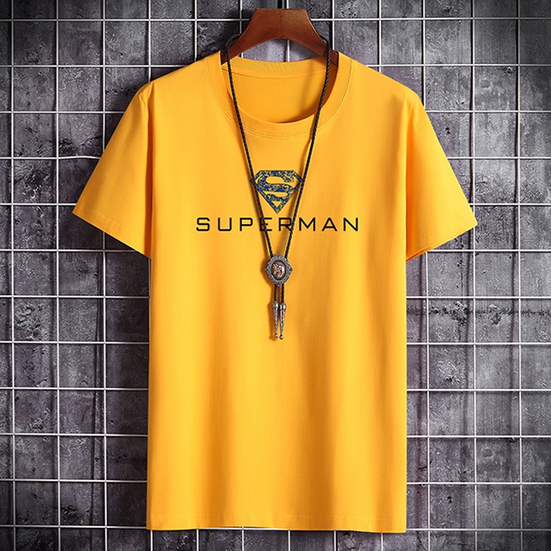 Áo thun nam Áo tay lỡ nam mã KC-T họa tiết Superman ngắn tay thể thao đẹp mùa hè tập gym vải cotton | BigBuy360 - bigbuy360.vn