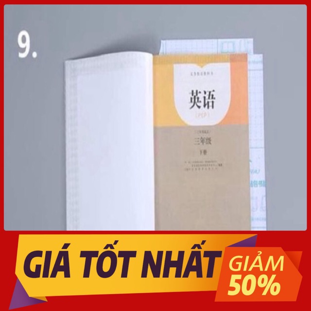 Sỉ 50 tờ băng keo bọc vở học sinh.