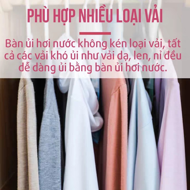 Bàn Ủi Hơi Nước Cầm Tay, Bàn Là Hơi Nước Ủi Đứng Ủi Ngang Công Suất 1000W Tiện Lợi, Nhanh Chóng