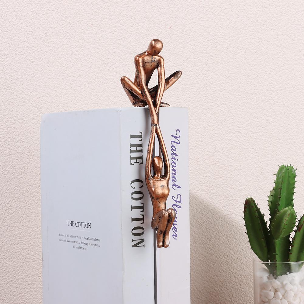 KUNHEV Mô Hình Cặp Đôi Bằng Nhựa Resin Sáng Tạo Để Bàn Trang Trí