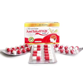 Hoạt huyết an thần Amitaka HVQY Plus hạn 2025 giúp an thần ngủ ngon