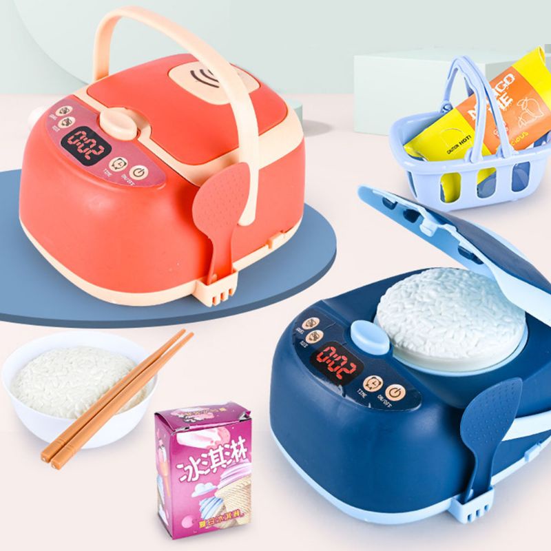 Đồ chơi nấu ăn nồi cơm điện mini bằng nhựa cho bé
