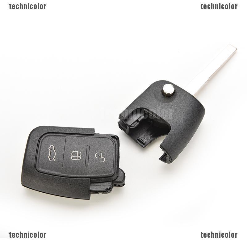 Vỏ ChìA KhóA ĐiềU KhiểN Từ Xa 3 NúT BấM Cho Xe FORD Focus Fiesta