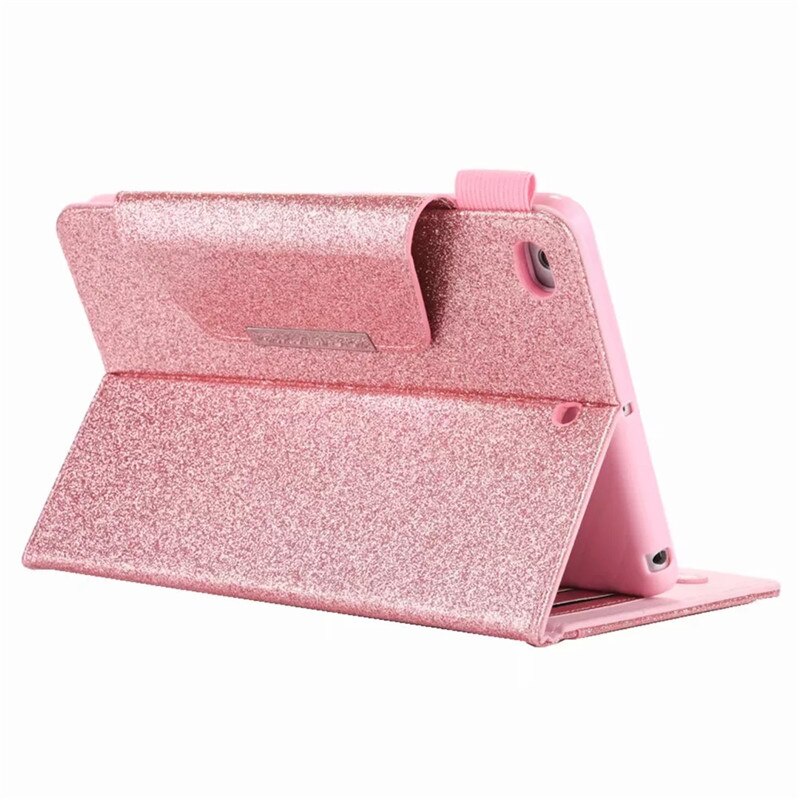 Ốp Máy Tính Bảng Da Lấp Lánh Tự Động Thức Ngủ Cho Ipad 9.7 Pro 10.2 Inch Mini Air 1 2 3 4 5 10.9