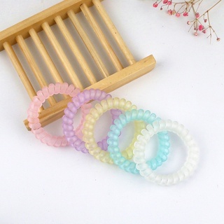 Dây cột tóc màu pastel