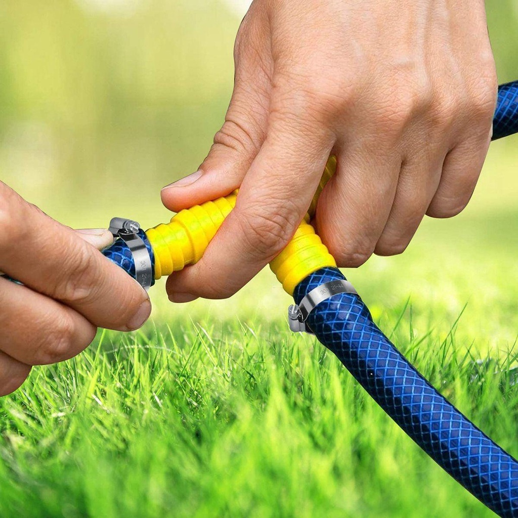 Set 10 Kẹp Ống Dẫn Động Cơ Tự Động Bằng Thép Không Gỉ