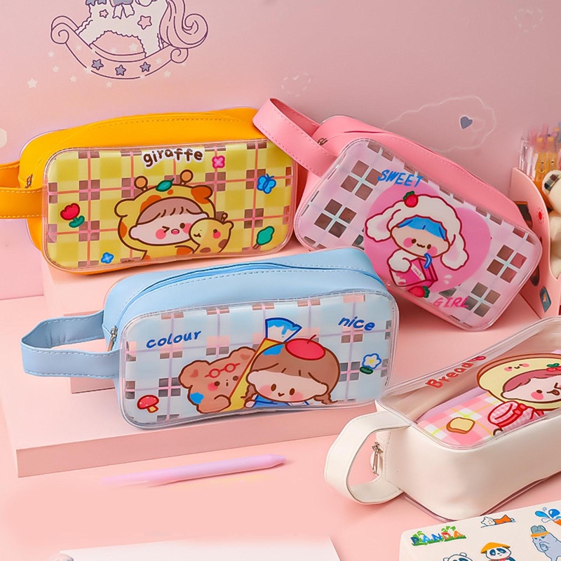 Túi Đựng Bút Chì / Tiền Xu / Thước Kẻ Tiện Dụng Cho Học Sinh