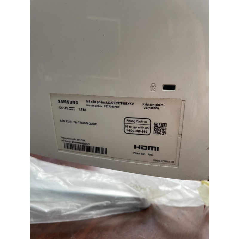 Màn hình samsung cong 27 in chân V (hàng cũ) | BigBuy360 - bigbuy360.vn