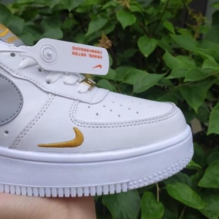 giầy thể thao sneaker nike trắng vạch xám