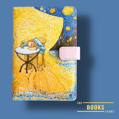 Sổ tay da phong cách hoạt họa - sổ nhật kí chủ đề họa sĩ Vincent Van Gogh