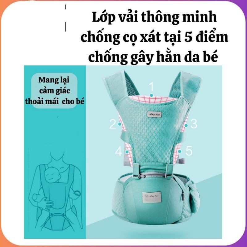 (CHÍNH HÃNG) Địu ngồi AING TREE 6 tư thế kèm hộp quà