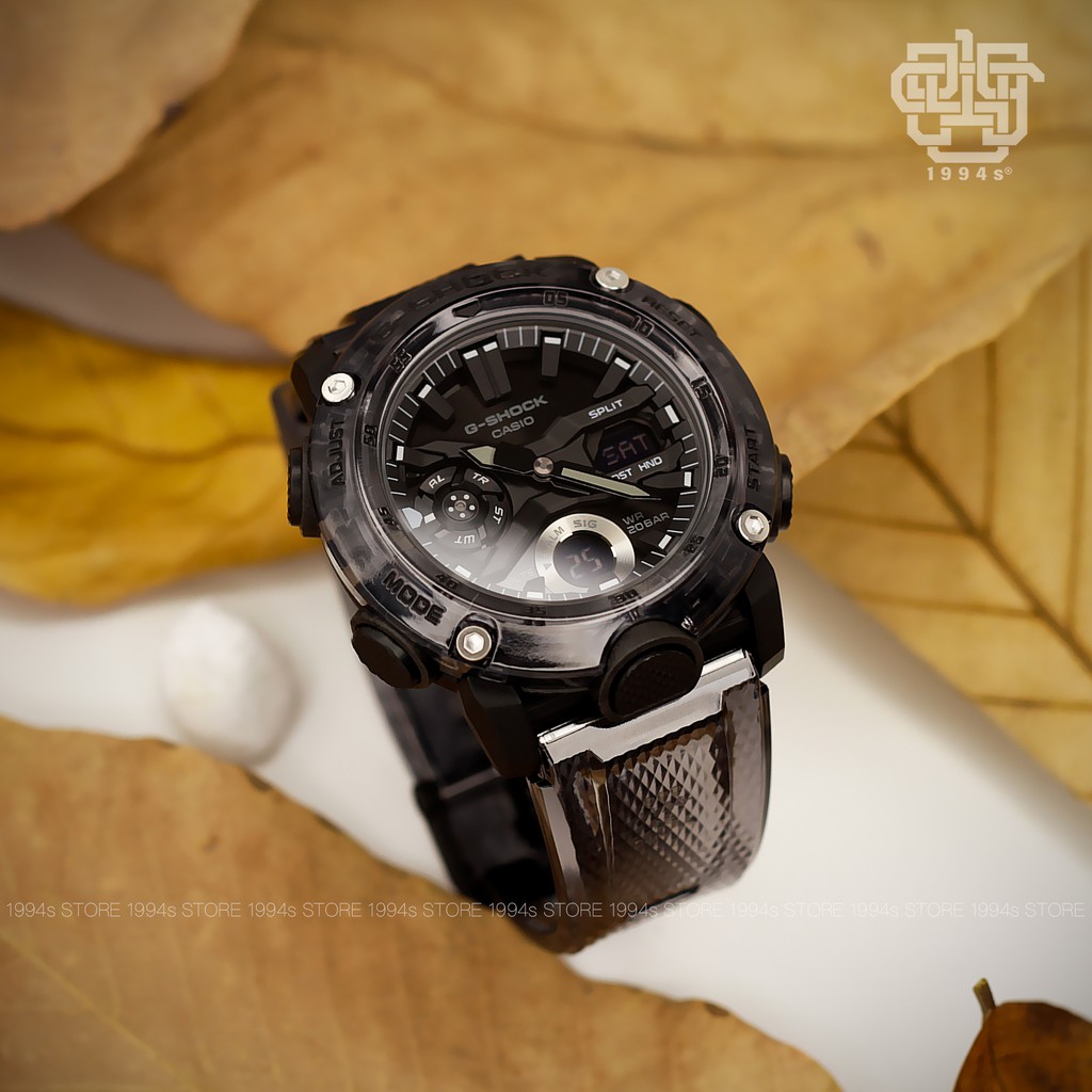 Đồng hồ nam Casio G-SHOCK GA-2000 / GA-2000SKE-8A chống va đập chính hãng