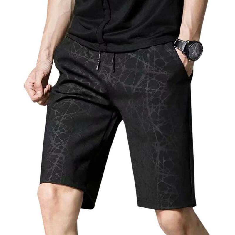 Quần ngắn thể thao phối dây rút cho nam