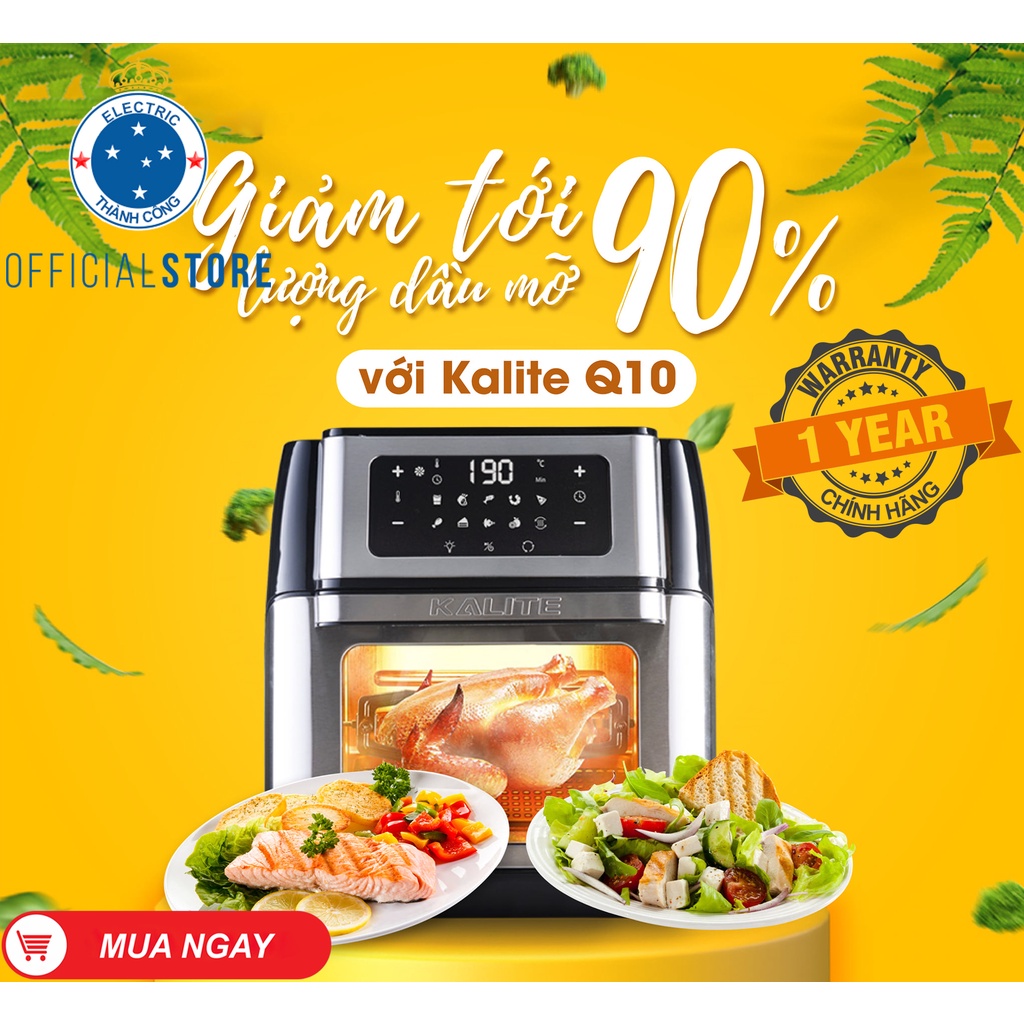 Nồi chiên không dầu Kalite Q10 và UNIE UE-1000