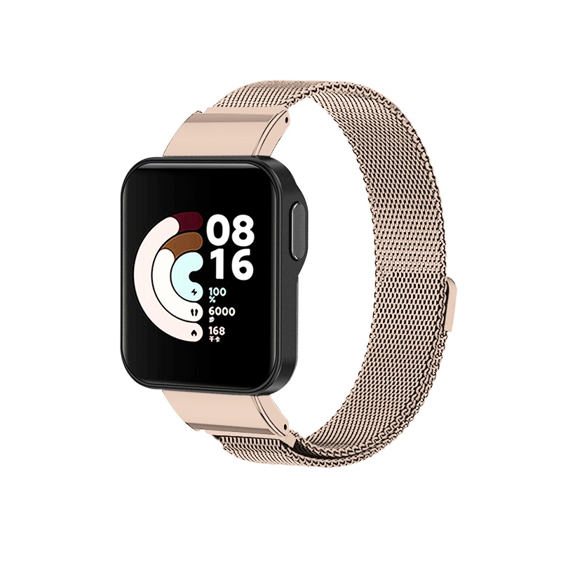 Dây đeo thay thế bằng inox cho đồng hồ thông minh Redmi Watch 2 Lite Xiaomi Mi Watch Lite