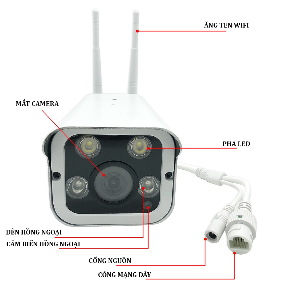 Camera Wifi Giám Sát Không Dây Ngoài Trời Yoosee X9100 Full HD 960P - Chống Nước - Hỗ Trợ Đàm Thoại 2 Chiều