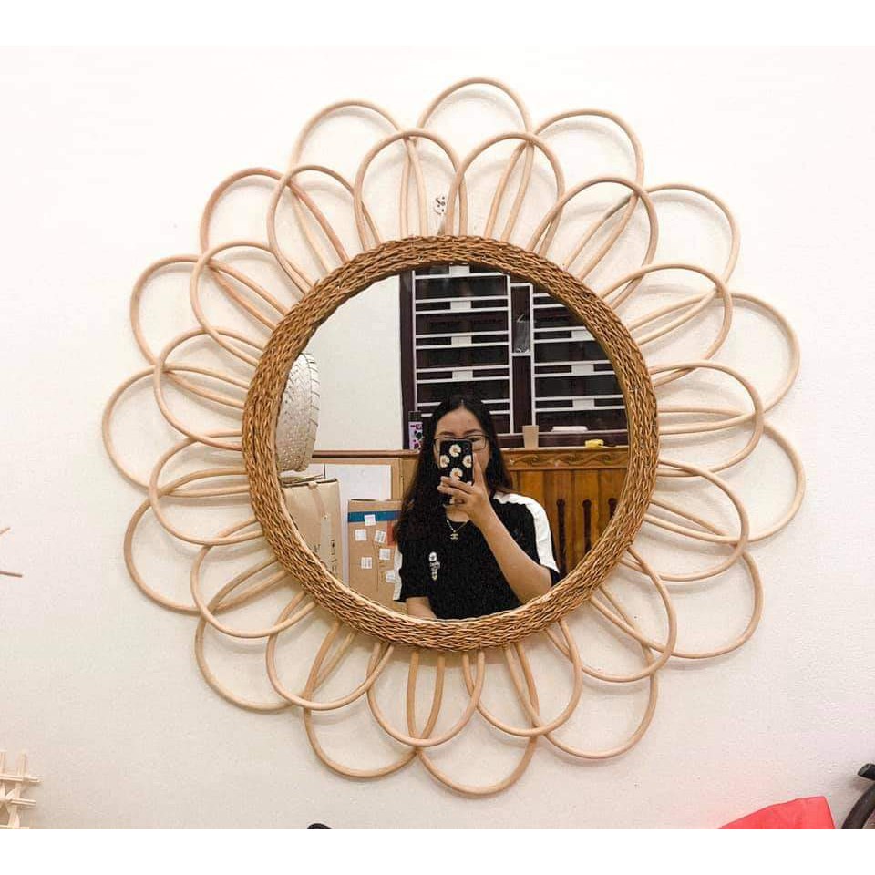 Gương mây treo tường hình hoa hướng dương