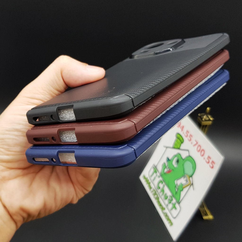 [Ảnh Thật] Ốp Lưng Xiaomi Mi 11 PRO AutoFocus Vân 3D Carbon Chống Sốc