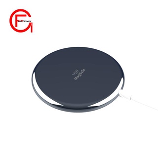 Magnetic Wireless Charger for iPhone 12 Pro Max 15W Fast Charging Portable Charger for Samsung Xiaomi Huawei Black