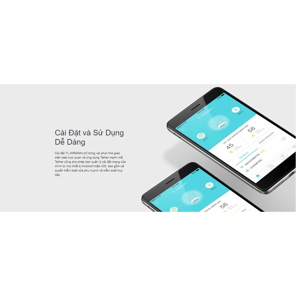 Router WiFi TP-Link TL-WR841N (300Mbps) - Thiết bị phát wifi chính hãng