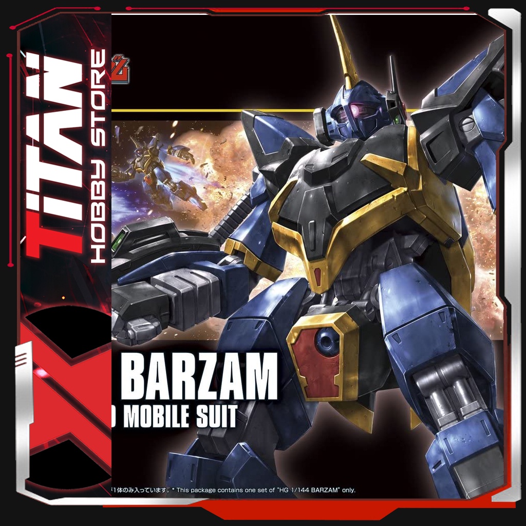 Mô hình lắp ráp Gunpla HG 1/144 BARZAM Gundam Bandai Japan