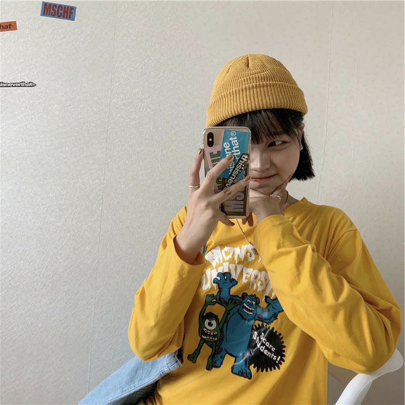 Áo thun tay dài Unisex Monsters