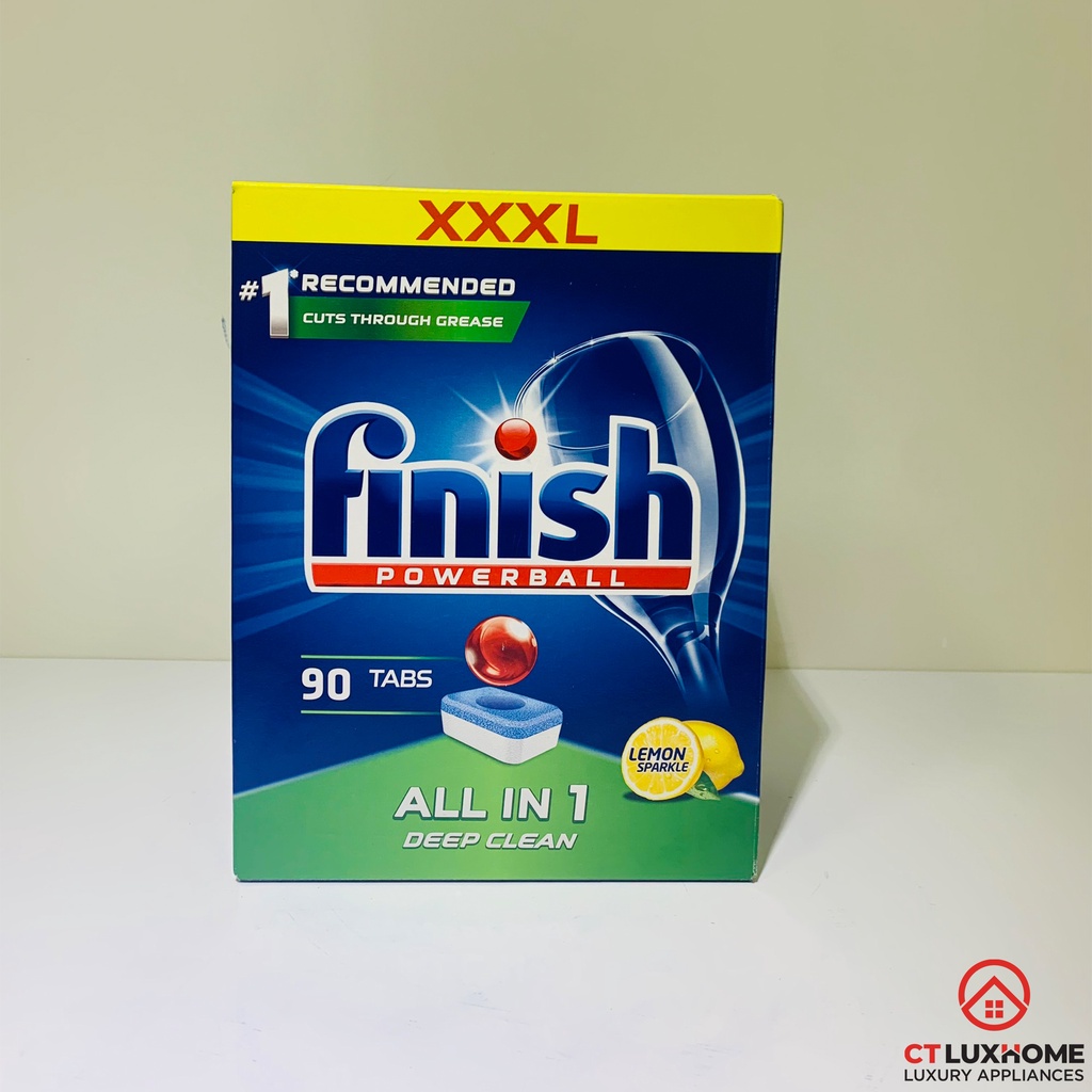 Viên rửa chén bát Finish All In One loại 50 viên, 80 viên, 90 viên, 100 viên, 120 viên  - Hàng chính hãng
